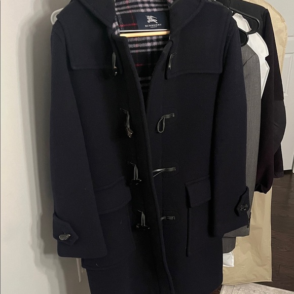 Burberry Navy Toggle Trench Coat - Picture 8 of 8